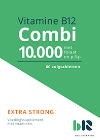 B12 Combi 10.000 met Folaat en P-5-P - 60 tabletten