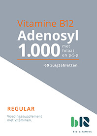 Lastig vijver uitbreiden B12 Vitamins B12 Adenosyl 1.000 - 60 tabletten
